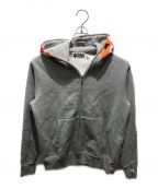 A BATHING APEアベイシングエイプ）の古着「Tiger Full Zip Hoodie　001ZPK301006M」｜グレー