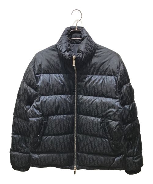 Christian Dior（クリスチャン ディオール）Christian Dior (クリスチャン ディオール) Oblique DOWN Jacket　943C449A4462　19AW  ブラック サイズ:50の古着・服飾アイテム