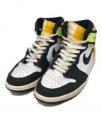 NIKEナイキ）の古着「エアジョーダン1レトロハイOG　555088-118　AIR JORDAN 1 RETRO HIGH OG」｜ホワイト×ブラック