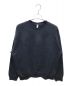 LOS ANGELES APPAREL（ロサンゼルスアパレル）の古着「14oz Garment Dye Heavy Fleece Crewneck」｜ネイビー