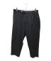 Graphpaper（グラフペーパー）の古着「Ripple Jersey Wide Tapered Chef Pants　GM234-40076B」｜ブラック