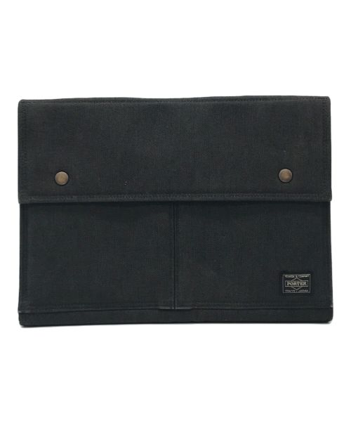 PORTER（ポーター）PORTER (ポーター) DOCUMENT CASE グレーの古着・服飾アイテム