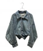 moussyマウジー）の古着「REMAKE DENIM SHIRT ジャケット　010HSJ11-0080-1」｜インディゴ