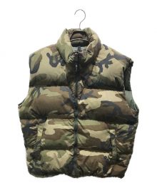 THE NORTH FACE（ザ ノース フェイス）の古着「Nuptse Down Vest　ND00490」｜カーキ