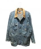 LEVI'Sリーバイス）の古着「コーデュロイカラーカバーオール70742-21　USA製」｜インディゴ