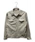 The Blurred CLOTHING（ブラードクロージング）の古着「SEERSUCKER OPEN COLLAR SHIRTS L/S　BLD124」｜ベージュ