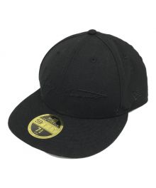 New Era×Yohji Yamamoto pour homme（ニューエラ×ヨウジヤマモト プールオム）の古着「キャップ　HZ-H92-976　RP5950 YY REARLOGO HM BLKWHT」｜ブラック