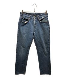 LEVI'S（リーバイス）の古着「ヴィンテージデニムパンツ　80s ボタン裏6 赤耳 黒カン 66後期 サークルR　1501 0117」｜インディゴ