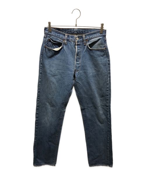 LEVI'S（リーバイス）LEVI'S (リーバイス) ヴィンテージデニムパンツ　80s ボタン裏6 赤耳 黒カン 66後期 サークルR　1501 0117 インディゴ サイズ:W30の古着・服飾アイテム