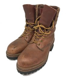 RED WING（レッドウィング）の古着「ロガーブーツ　ANSI Z41 PT91」｜ブラウン