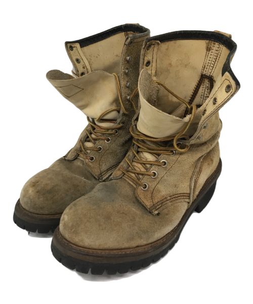 RED WING（レッドウィング）RED WING (レッドウィング) ロガーブーツ　ANSI Z41 PT83 ベージュ サイズ:8の古着・服飾アイテム