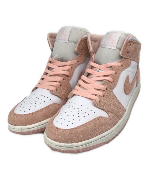 NIKE（ナイキ）NIKE (ナイキ) ハイカットスニーカー　FN5215-161　AIR JORDAN 1 MID SE ピンク サイズ:29㎝の古着・服飾アイテム