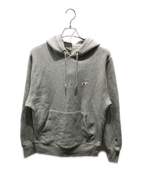 Champion REVERSE WEAVE（チャンピオンリバースウィーブ）Champion REVERSE WEAVE (チャンピオンリバースウィーブ) リバースウィーブパーカー　単タグ 復刻 グレー サイズ:Mの古着・服飾アイテム