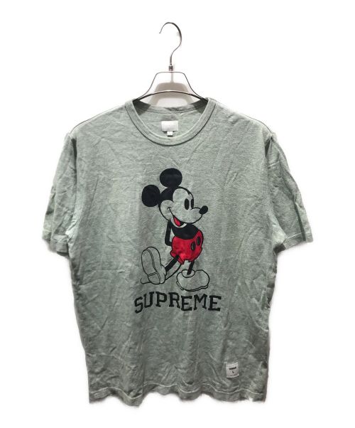 SUPREME（シュプリーム）Supreme (シュプリーム) Disney (ディズニー) Mickey Mouse Tee　09AW  グリーン サイズ:Lの古着・服飾アイテム