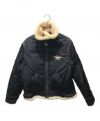 AVIREXアヴィレックス）の古着「U.S.A.F. 70TH ANNIVERSARY TYPE B-3 DOWN JACKET　6172150」｜ブラック