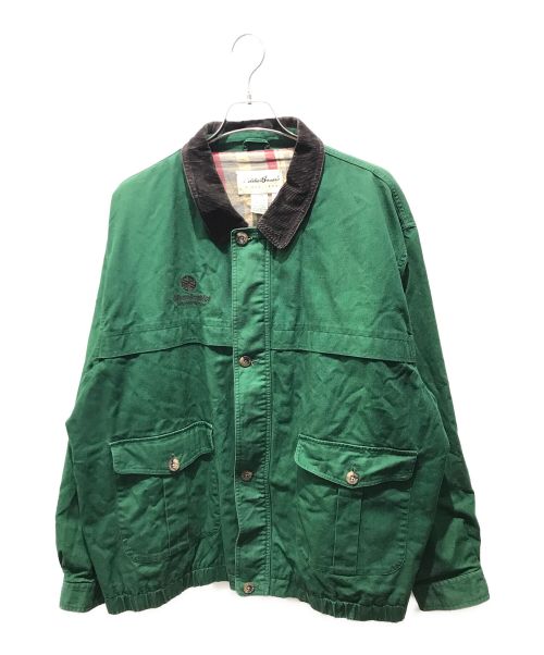 Eddie Bauer（エディーバウアー）Eddie Bauer (エディーバウアー) ハンティングジャケット グリーン サイズ:XLの古着・服飾アイテム