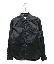 PLAY COMME des GARCONS（プレイ コムデギャルソン）の古着「Black Heart Shirt　AZ-B003」｜ブラック