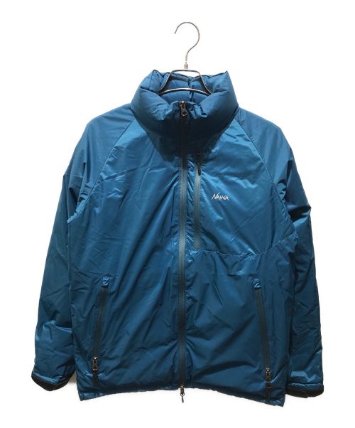 NANGA（ナンガ）NANGA (ナンガ) AURORA STAND COLLAR DOWN JACKET　B000002 ブルー サイズ:Lの古着・服飾アイテム