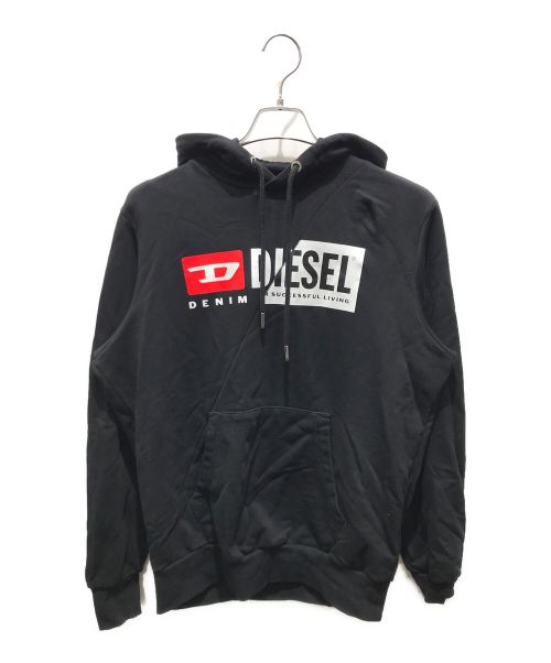 DIESEL（ディーゼル）DIESEL (ディーゼル) プルオーバーパーカー　S-GIRK-HOOD-CUTY ブラック サイズ:Sの古着・服飾アイテム