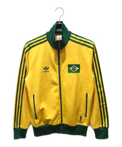 adidas（アディダス）adidas (アディダス) トラックジャケット　ブラジル代表 06復刻 イエロー サイズ:Mの古着・服飾アイテム