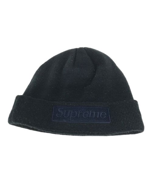 SUPREME（シュプリーム）SUPREME (シュプリーム) New Era (ニューエラ) BOX LOGO BEANIE ネイビーの古着・服飾アイテム