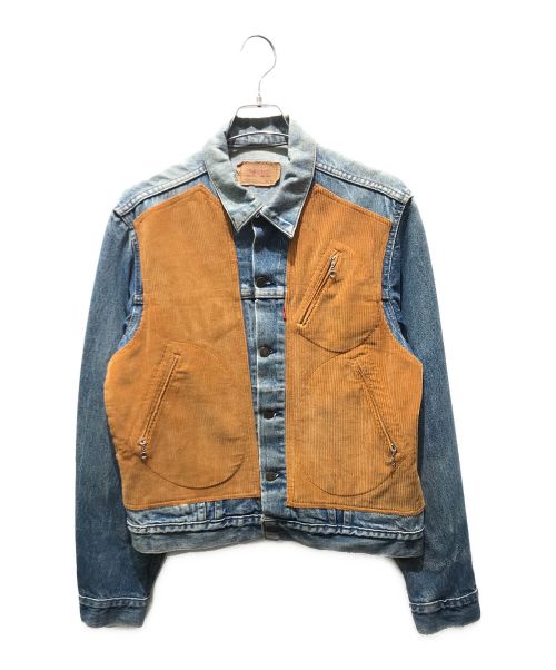 LEVI'S（リーバイス）LEVI'S (リーバイス) リメイクデニムジャケット　 80ｓ インディゴ サイズ:44Lの古着・服飾アイテム