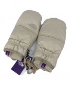 THE NORTHFACE PURPLELABELザ・ノースフェイス パープルレーベル）の古着「Lightweight Twill Mountain Down Glove Light Beige　NN8257N」｜アイボリー