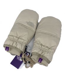 THE NORTHFACE PURPLELABEL（ザ・ノースフェイス パープルレーベル）の古着「Lightweight Twill Mountain Down Glove Light Beige　NN8257N」｜アイボリー