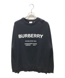 BURBERRY（バーバリー）の古着「Horseferry Print Crewneck Sweatshirt　VNTAVLTDTHA 8017228」｜ブラック