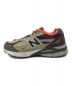 NEW BALANCE (ニューバランス) 990V3ローカットスニーカー　M990BT3 カーキ×ブラウン サイズ:27.5cm：18000円