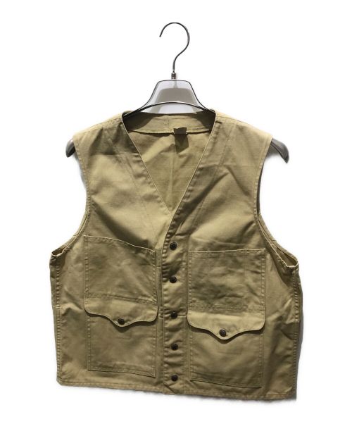 FILSON（フィルソン）FILSON (フィルソン) ハンティングベスト ベージュ サイズ:40の古着・服飾アイテム