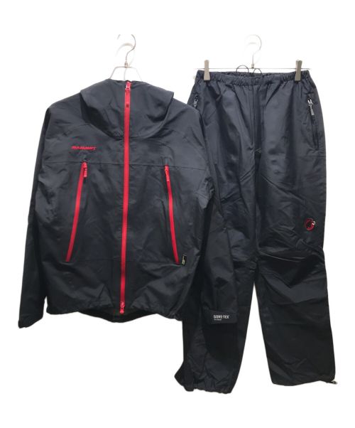 MAMMUT（マムート）MAMMUT (マムート) Gore-Tex Thunderstorm Rain-Suit　JP1010-12720 ブラック サイズ:Mの古着・服飾アイテム