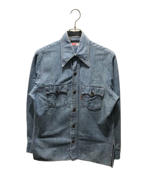 LEVI'S（リーバイス）LEVI'S (リーバイス) ウエスタンデニムシャツ　70ｓ インディゴ サイズ:Mの古着・服飾アイテム