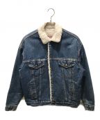 LEVI'Sリーバイス）の古着「裏ボアデニムジャケット　USA製 90ｓ」｜インディゴ