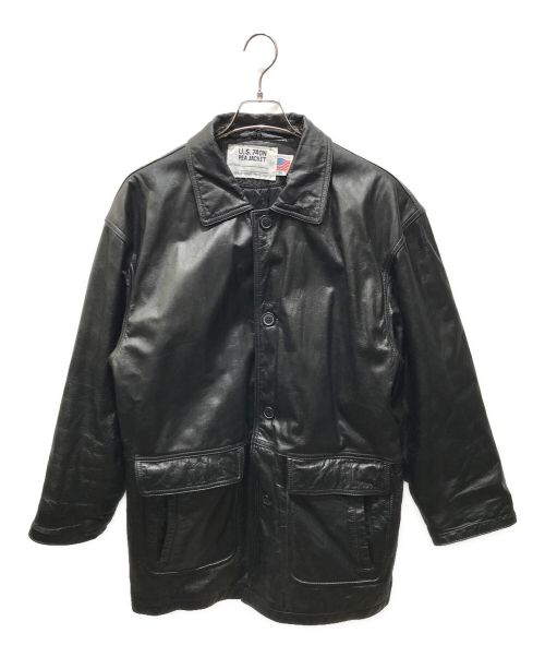 Schott（ショット）Schott (ショット) レザーコート　367405070 ブラック サイズ:40の古着・服飾アイテム