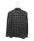 RRL (ダブルアールエル) Plaid Canvas Workshirt ブラック×ベージュ サイズ:M：15000円