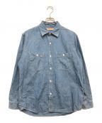 RHC Ron Hermanアールエイチシー ロンハーマン）の古着「Indigo Chambray Shirt」｜インディゴ