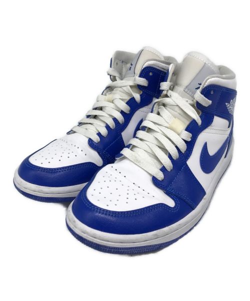 NIKE（ナイキ）NIKE (ナイキ) ハイカットスニーカー　JORDAN1 MID BQ6472-104 ブルー サイズ:23.5の古着・服飾アイテム