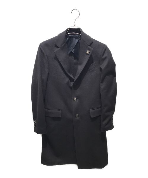 LARDINI（ラルディーニ）LARDINI (ラルディーニ) ウールチェスターコート　IP23192AE ネイビー サイズ:46の古着・服飾アイテム