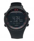 SUUNTOスント）の古着「アウトドアウォッチ SS023158000 core black red」｜ブラック