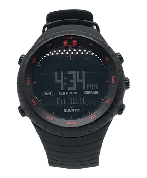 SUUNTO（スント）SUUNTO (スント) アウトドアウォッチ SS023158000 core black red ブラックの古着・服飾アイテム