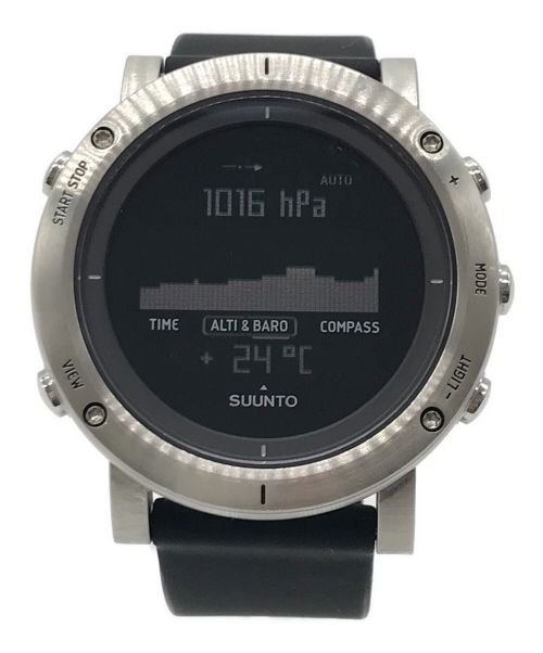 SUUNTO（スント）SUUNTO (スント) デジタルウォッチ　SS020339000　Core Brushed Steel ブラックの古着・服飾アイテム