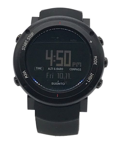 SUUNTO（スント）SUUNTO (スント) デジタルウォッチ　SS018734000　Core Alu Deep Black ブラックの古着・服飾アイテム