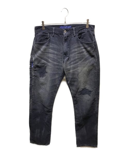 DENIM BY VANQUISH&FRAGMENT（デニムバイヴァンキッシュ&フラグメント）DENIM BY VANQUISH&FRAGMENT (デニムバイヴァンキッシュ&フラグメント) コーデュロイパンツ　VFP1035 ネイビー サイズ:34の古着・服飾アイテム