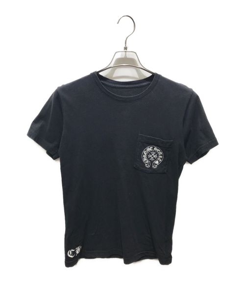 CHROME HEARTS（クロムハーツ）CHROME HEARTS (クロムハーツ) ホースシューバックプリントTシャツ ブラック サイズ:Sの古着・服飾アイテム