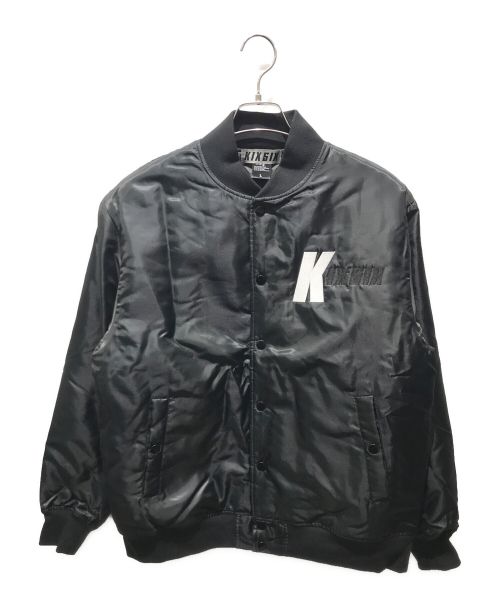 kix six（キックスシックス）kix six (キックスシックス) VARSITY JACKET ブラック サイズ:Lの古着・服飾アイテム