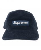 SUPREMEシュプリーム）の古着「Corduroy Camp Cap　 Loro Piana 22AW」｜ネイビー