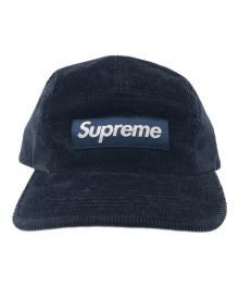 SUPREME（シュプリーム）の古着「Corduroy Camp Cap　 Loro Piana 22AW」｜ネイビー