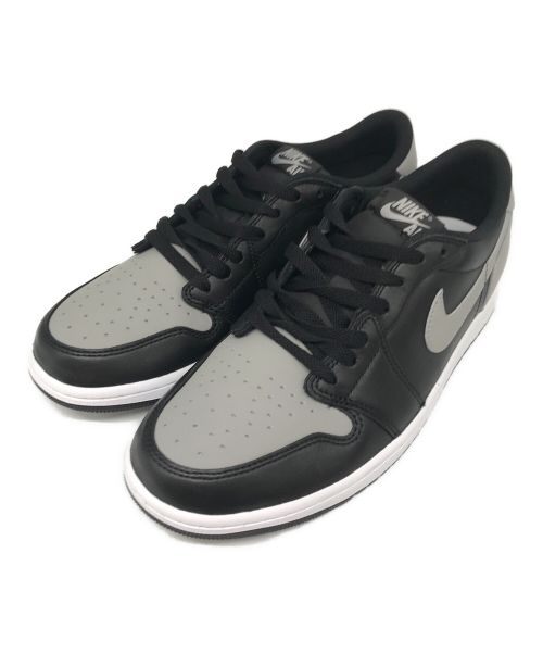 NIKE（ナイキ）NIKE (ナイキ) ローカットスニーカー　AIR JORDAN 1 RETRO LOW OG CZ0790-003 グレー×ブラック サイズ:28.5 未使用品の古着・服飾アイテム