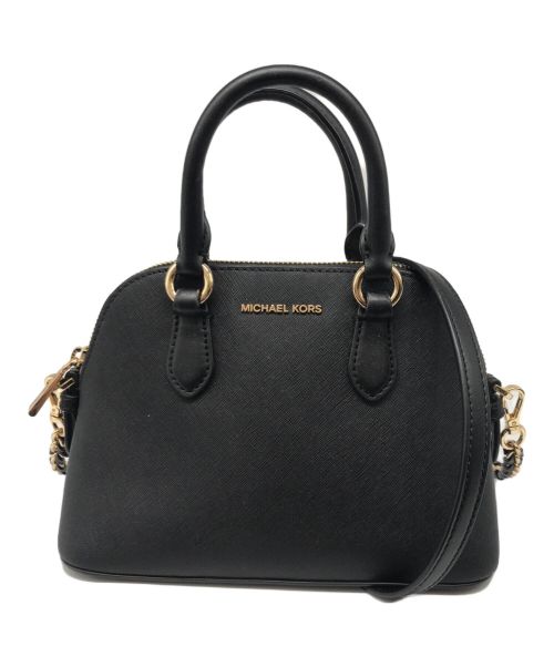 MICHAEL KORS（マイケルコース）MICHAEL KORS (マイケルコース) BLK AERONICA EXTRA SMALL CROSSBODY BAG BLACK 2WAYBAG　32S3G6VC0L ブラックの古着・服飾アイテム